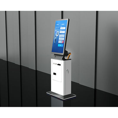 Máquina de pago de aparcamiento automático Crtly con opciones de pago múltiples y lector de tarjetas