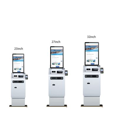 Quiosco de cajeros automáticos criptográficos multilingüe con seguridad mejorada