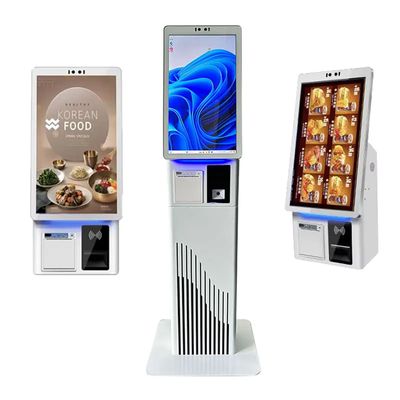 Quiosco de pago de autoservicio con pantalla táctil LCD e impresora térmica