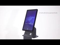 Máquina expendedora del servicio del uno mismo para la impresora automática elegante And Cash Payment del quiosco del boleto