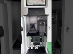 2732 Pulgadas de autoservicio pantalla táctil escáner de pasaportes lector de tarjetas dispensador de cheques en el quiosco de pago