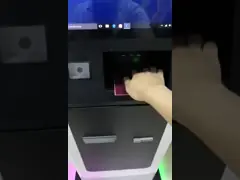 Dispensador de la película del cine del autobús de la máquina expendedora del boleto del uno mismo de la tarjeta de la identificación de la lotería